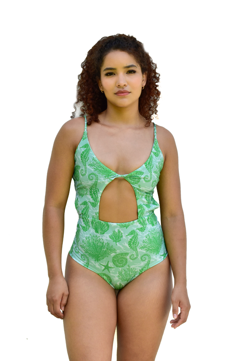 Enterizo Agar Oasis — Doble faz reversible