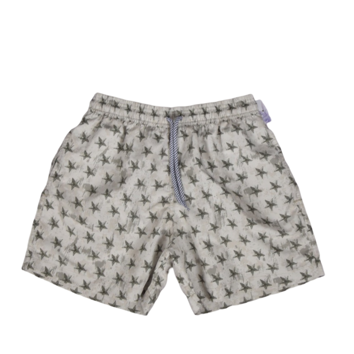 Pantaloneta de baño Army con cintura ajustable y bolsillos, Slow Swimwear
