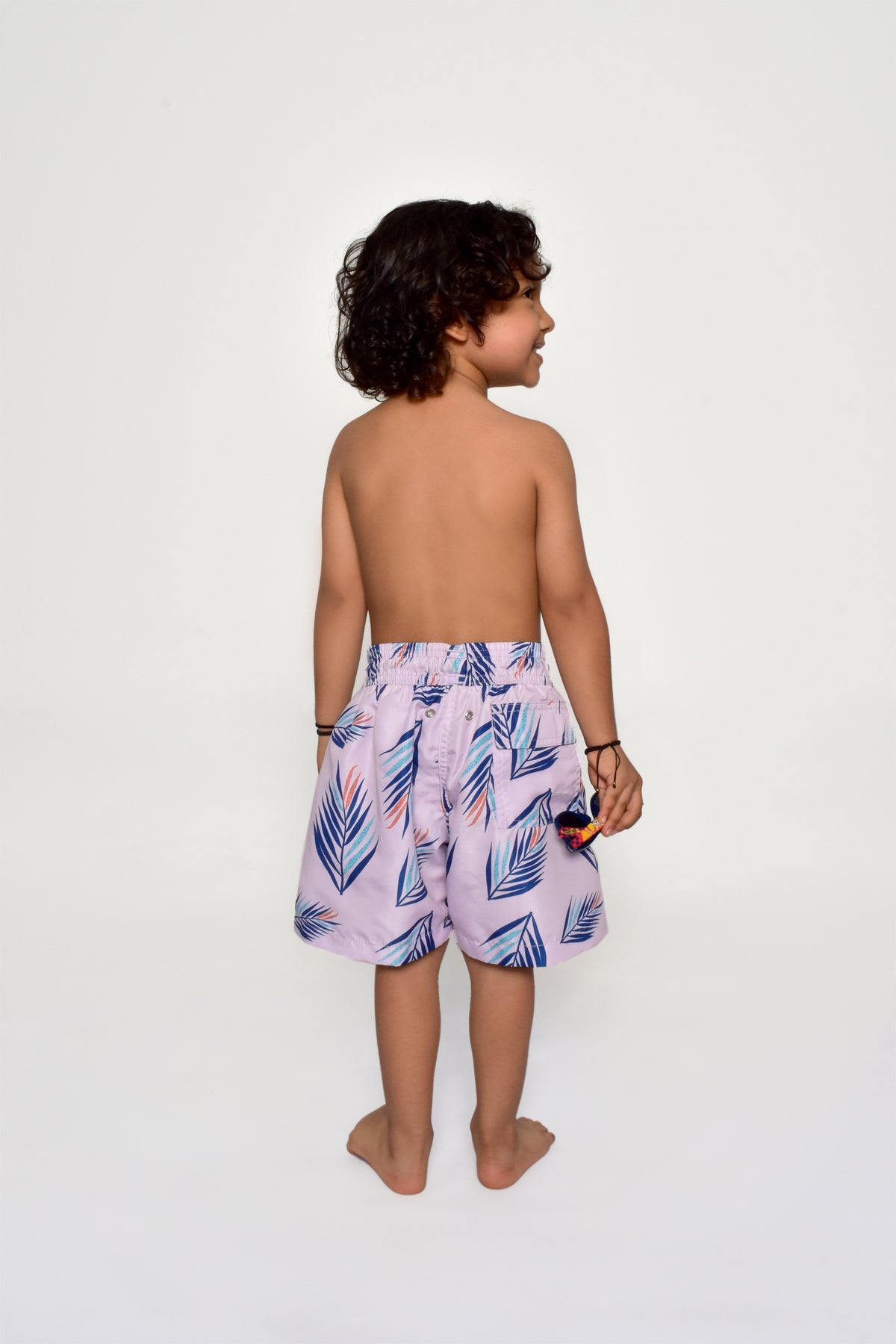 Pantaloneta de baño para niño Sunset — Cintura ajustable y bolsillos