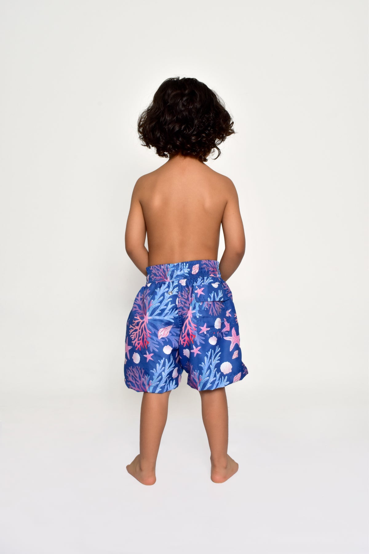 Pantaloneta de baño para niño Amar — Cintura ajustable y bolsillos