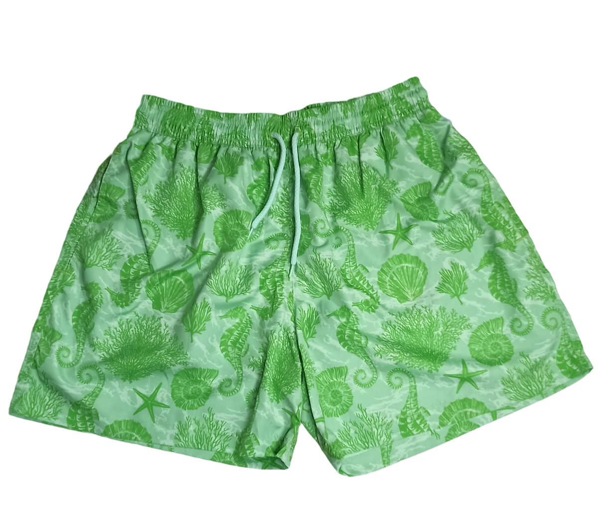 Pantaloneta de baño Oasis con cintura ajustable y bolsillos, Slow Swimwear