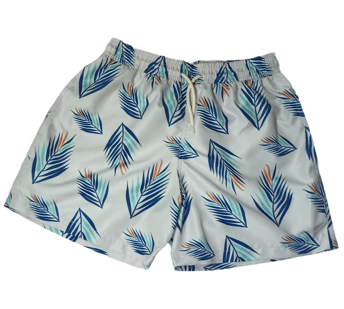 Pantaloneta de baño Sunset con cintura ajustable y bolsillos, Slow Swimwear
