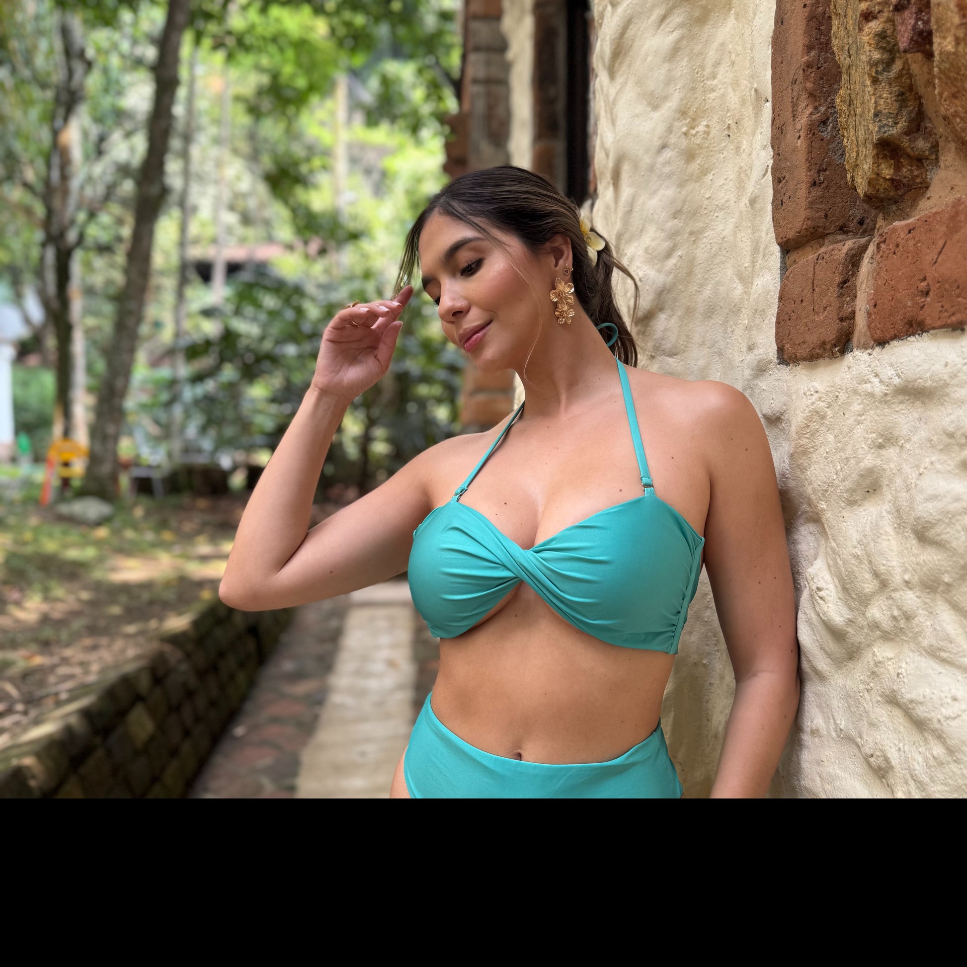 BIKINI SET MILCA Verde Agua – Lycra UPF 50+ | Personalizado