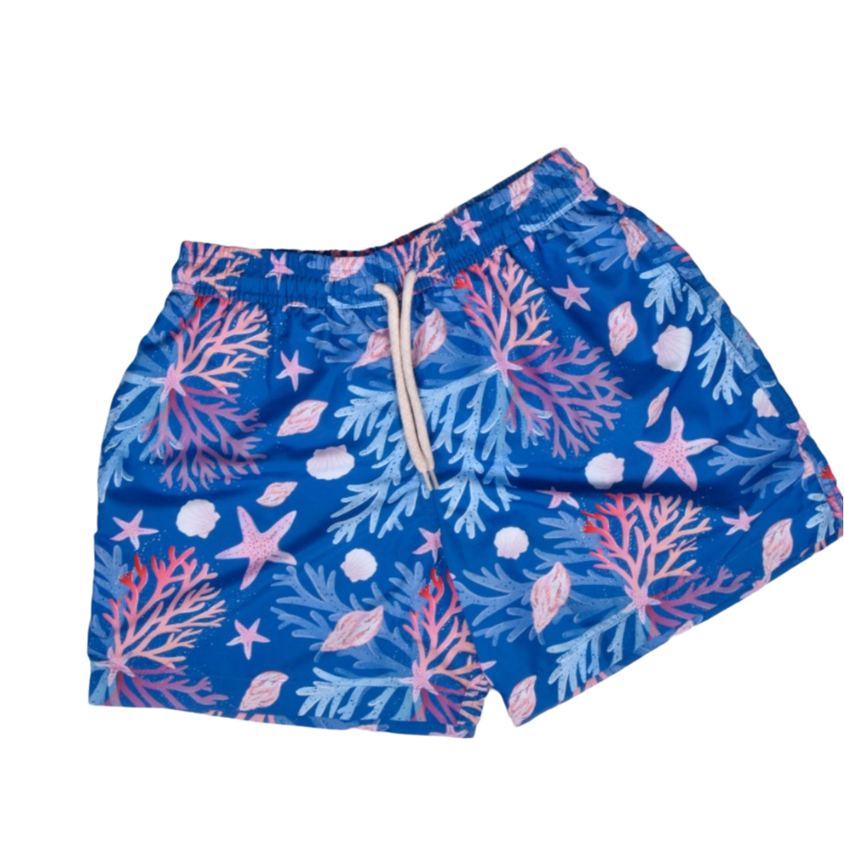 Pantaloneta de baño Amar con cintura ajustable y bolsillos, Slow Swimwear