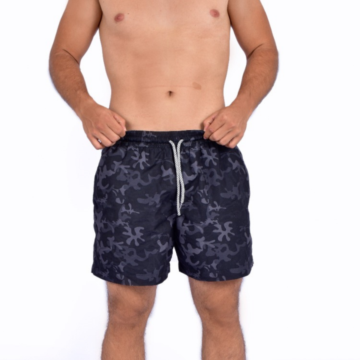 Pantaloneta de baño Camu — Cintura ajustable y bolsillos