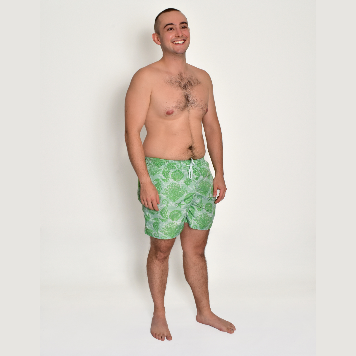 Pantaloneta de baño Oasis — Cintura ajustable y bolsillos