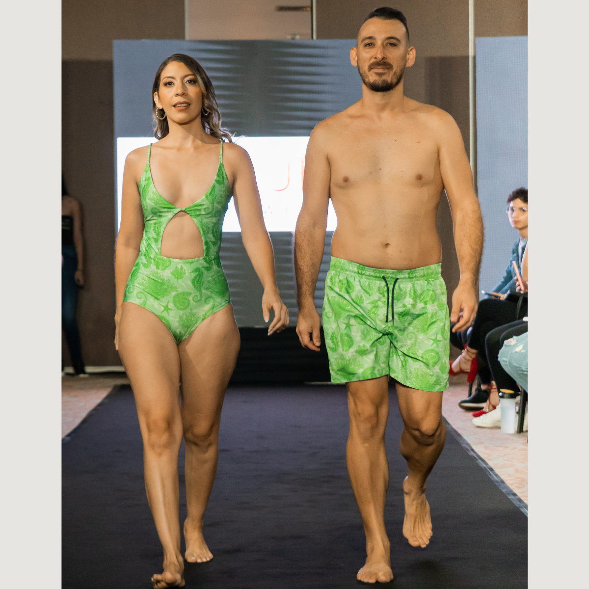 Pantaloneta de baño Oasis — Cintura ajustable y bolsillos