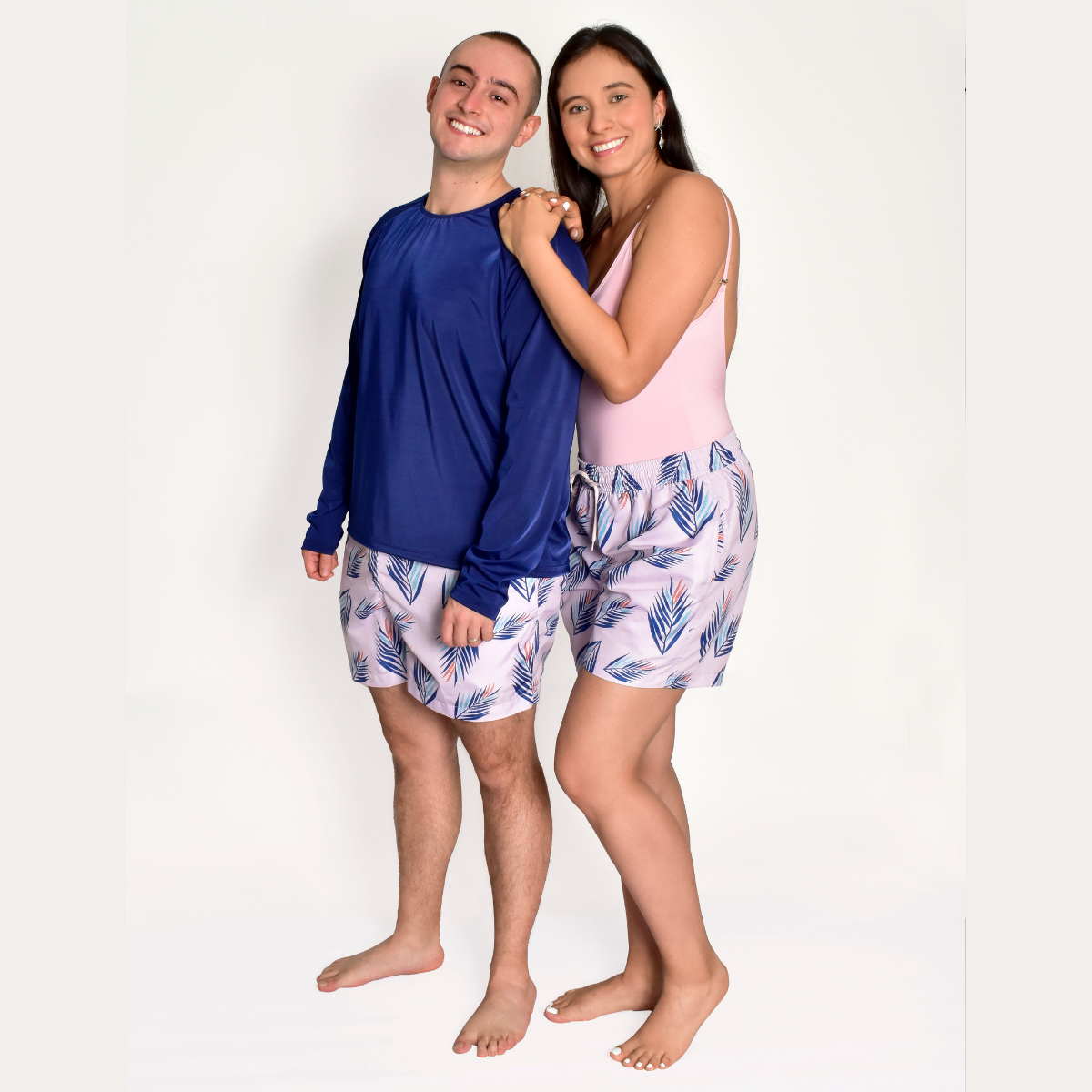 Pantaloneta de baño Sunset — Cintura ajustable y bolsillos